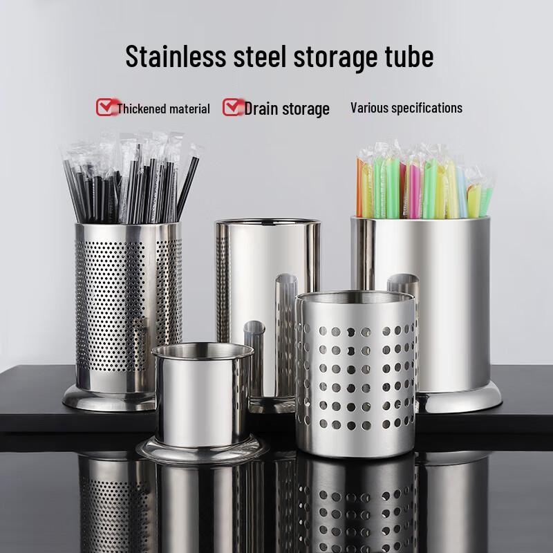 Zhaoran Commercial 304 Stainless Steel Chopstick Holder with Drain