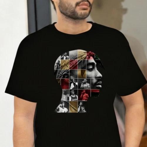 Men s and Women s T-shirts TUPAC CUSTOM DESIGN - T-Shirt Size S-5X S