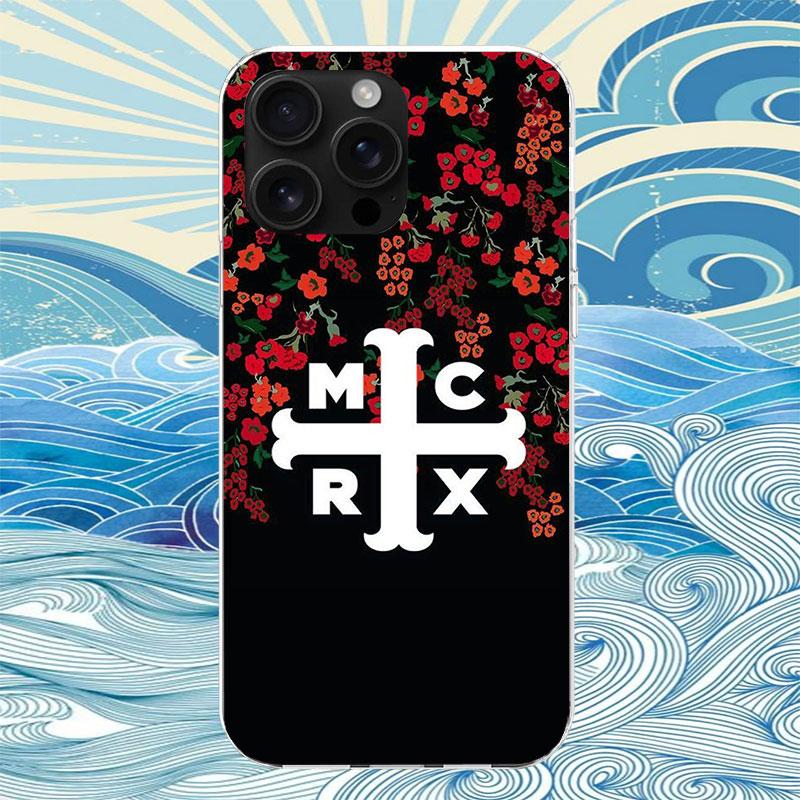 My Chemical Romance MCR Handyhülle Für iPhone 11 12 13 Mini 14 15 Plus 17 Air 16 Pro Max 16E 7 8 SE 2020 Benutzerdefinierte Druckabdeckung