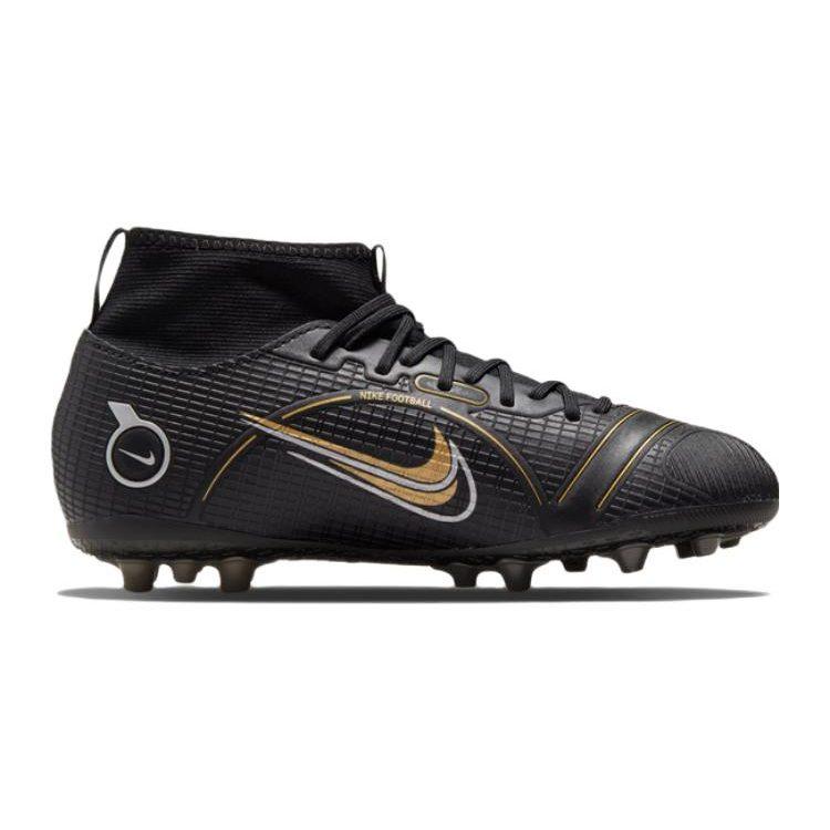 Nike Jr Superfly 8 Academy AG 'Black Yellow' DJ2859-007