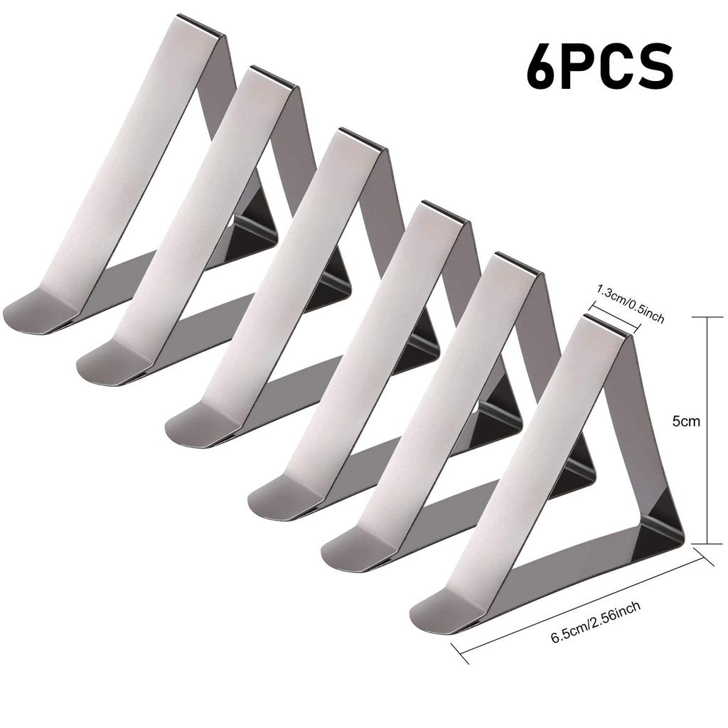 4PCS Stainless Steel Tablecloth Clips Silver Gold Leaf Butterfly Tablecloth Clamp Holder Table Clamps Picnic BBQ Wedding Decor