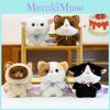 Plush Cat Keychain With Bow And Love Heart Decor For Cute Animal Collectors