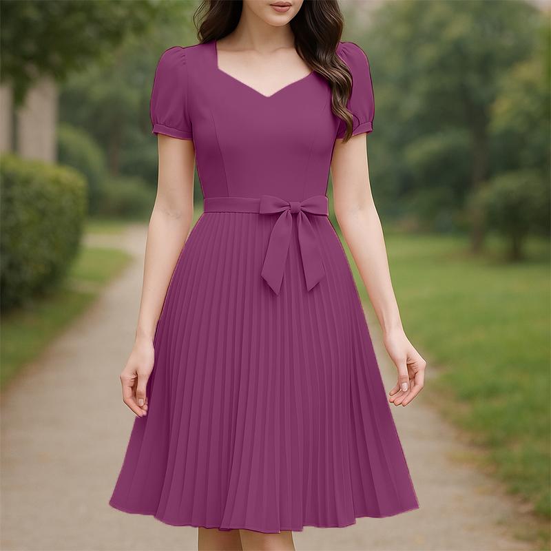 

ZANZEA Женское летнее повседневное платье с квадратным вырезом и короткими рукавами 3XL кларет