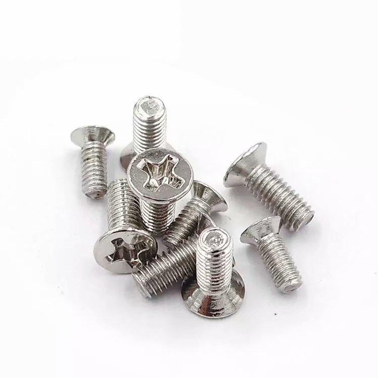 Zinc Nickel Plated Phillips Head Flat Countersunk Machine Screw