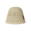 Sombrero de pescador de punto suave VA Patch Beige