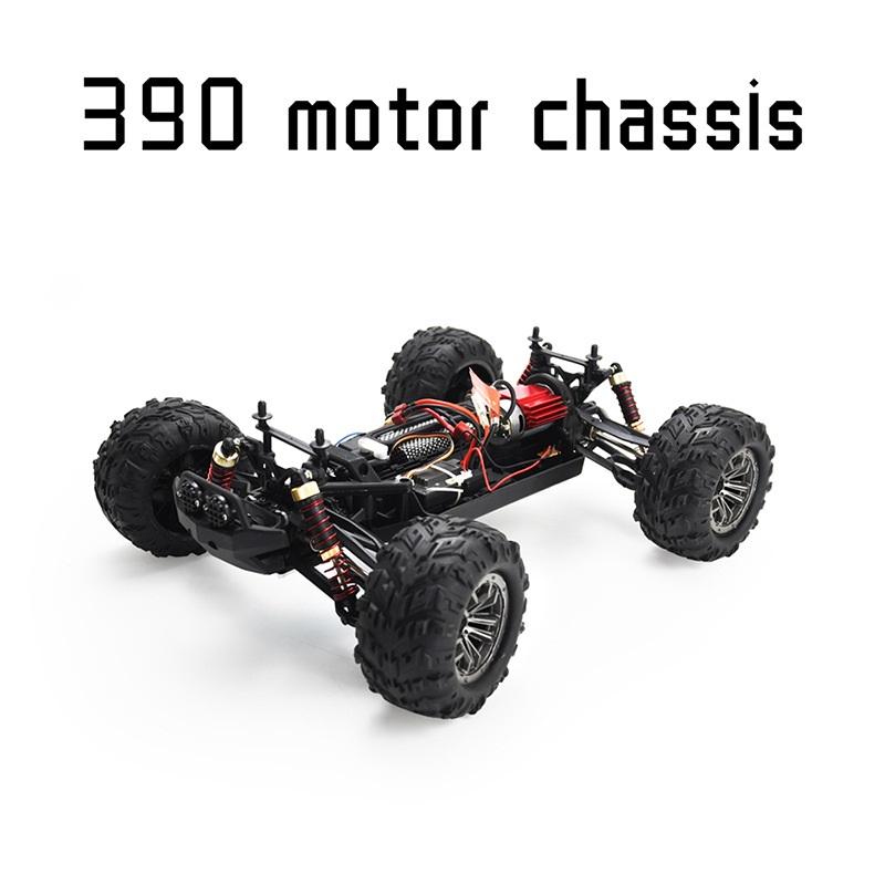 1:10 4WD Full Proportional RC Monster Truck, 45km/h High Speed 2.4G Off-Road Crawler with 7.4V Battery for Hobbyists