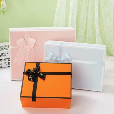 Large Square Bowknot Gift Box Set for Birthday, Lipstick, Perfume, Wedding, Bridesmaid Gifts