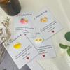 DIY Pocket Love Hug Card  Egg Series Resin Double Talk Card 1pc
