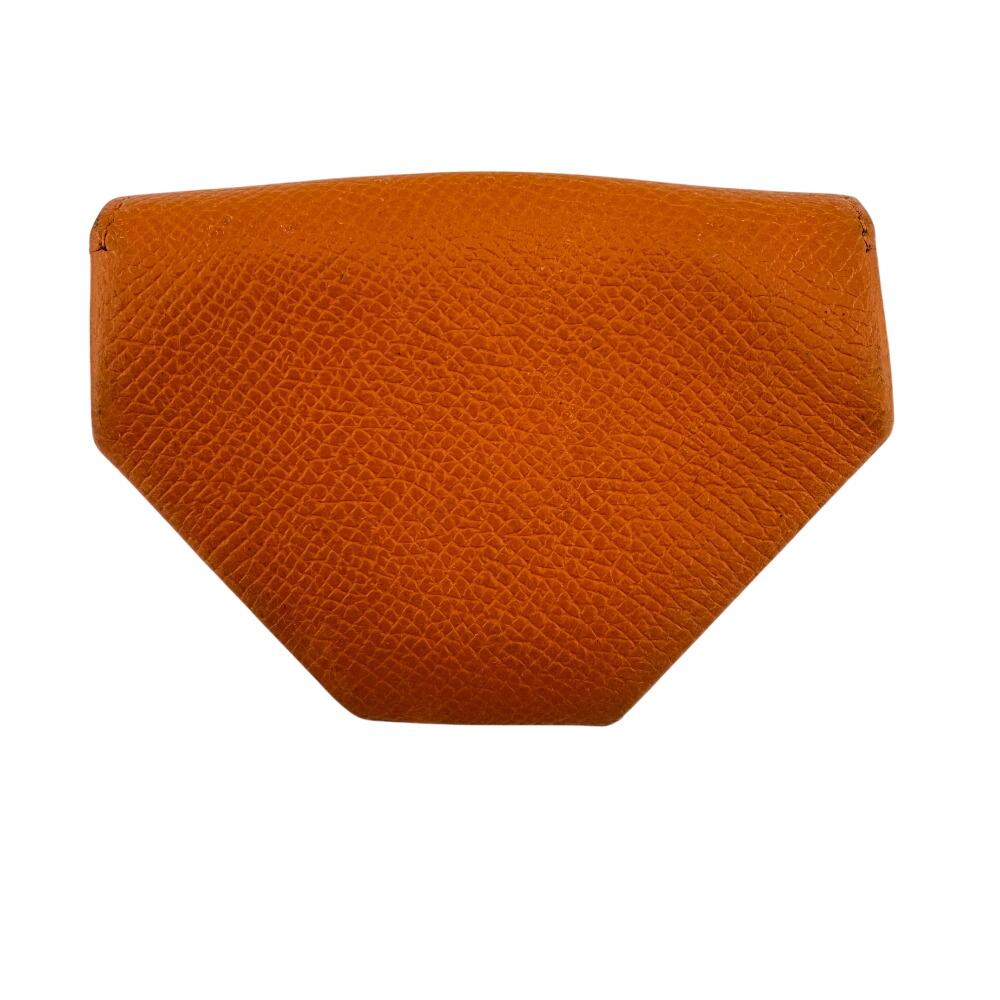 Hermes Porta-moedas Epsom Revan Gado Laranja Epsom Usado