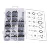 225PCS O Ring Assortment Rubber Sealing Gaskets Multifunctional Wear Resistant Washer Kit