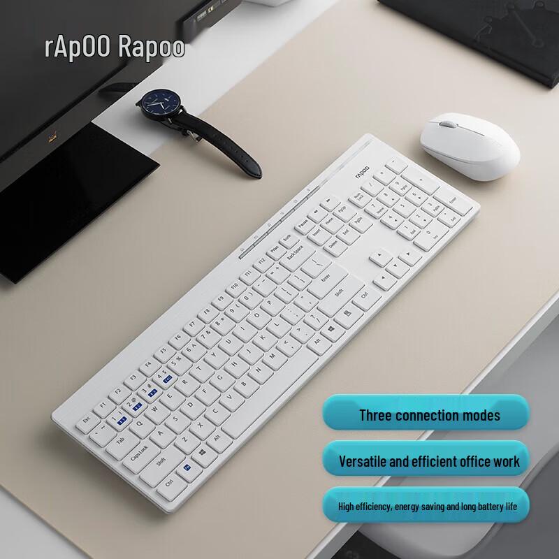 

Багаторежимний бездротовий Bluetooth-комплект клавіатури та миші Rapoo 8100GT
