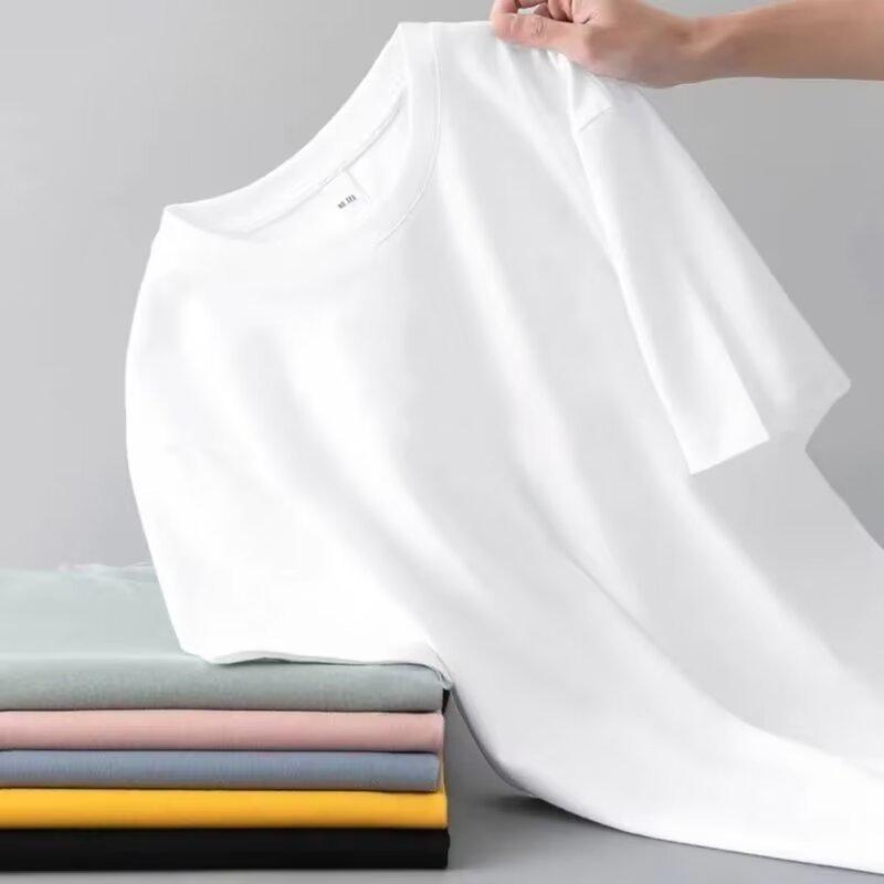 Men's Casual Crew Neck Short Sleeve Solid Color T-Shirt