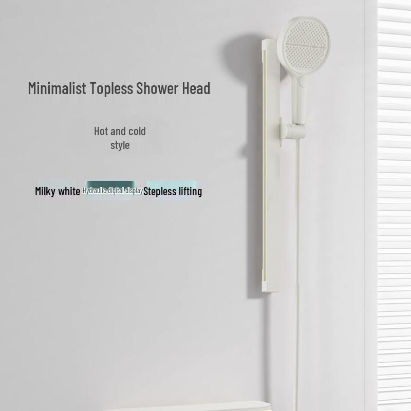 TLXT Piano Key Digital Display Thermostatic Pressurized Shower Set