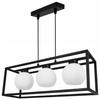 HANGING LAMP CAGE ELEGANT GLASS BALL