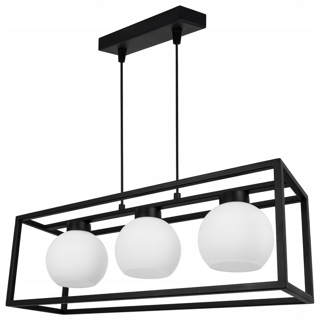 HANGING LAMP CAGE ELEGANT GLASS BALL