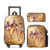 Kpop Witch Hunters Casual Backpack Digital Printing Men'S And Women'S Commuter Backpack Rod Backpack Student Bag