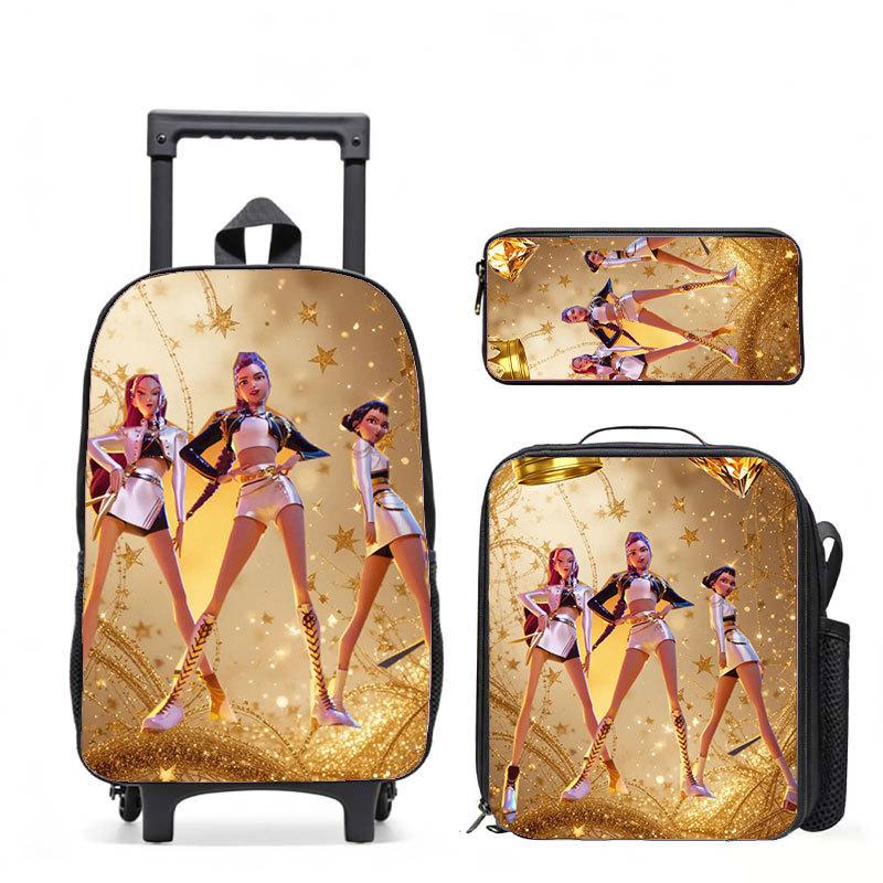 Kpop Witch Hunters Casual Backpack Digital Printing Men'S And Women'S Commuter Backpack Rod Backpack Student Bag