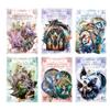 30 pcs Cute cartoon elf PET sticker bag hand tent DIY collage decorative stickers hand made Collage material