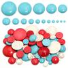 10pcs 2-30mm  Natural Stone Turquoises Cabochon Beads Flat Back Round Cabochons Cameo For Jewelry Making DIY Ring Accessories