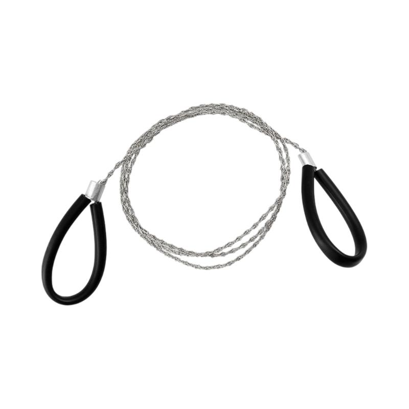 Heavy Duty 4 Ply Steel Wire Rope Handsaw Efficient Cutting For Various Materials Lightweight Easy Use Construction Tool