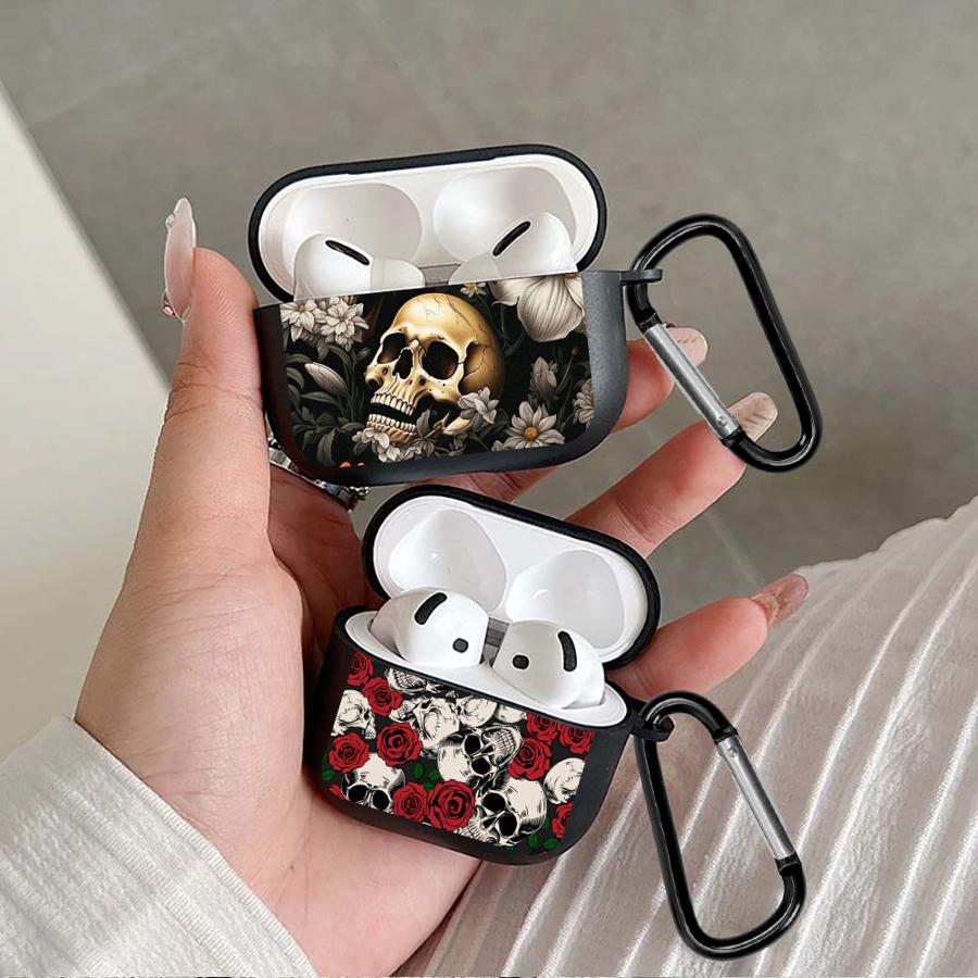 Skeleton Flower Earphone Cases Cover Case For Airpods Pro3 3 1 Pro2 2 4 Pro