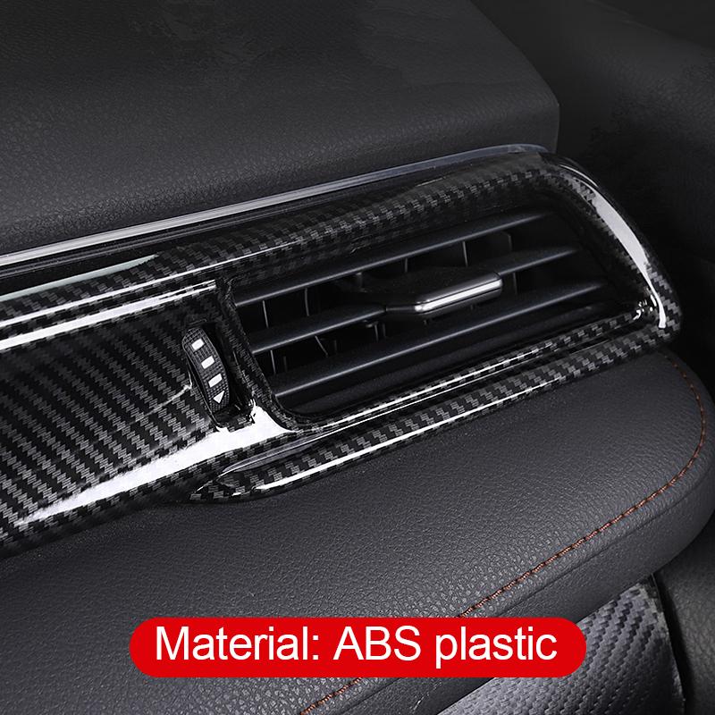 ABS Car Center Control Dashboard Frame Trim Strip Interior Decor Stickers For Toyota Camry XV70 70 2018