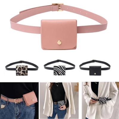 Women Waist Pack Leather Fanny Pack Mini Belt Bag Crossbody Bags Fashion Exquisite Shopping Bag