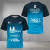 Herren Trend Padel T-Shirt Element Print Muster Ultra-dünn Kurzarm Herrenmode Tennis Atmungsaktiv Boutique Fitness Top
