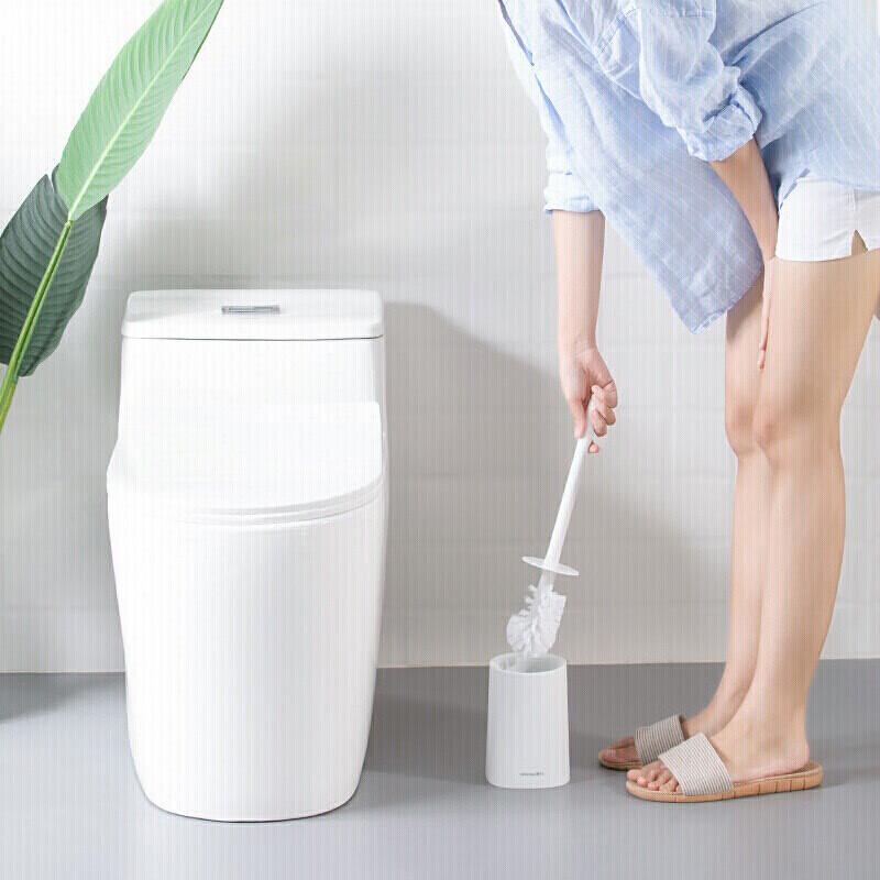 Chahua Long-Handle Hard Bristle Toilet Brush
