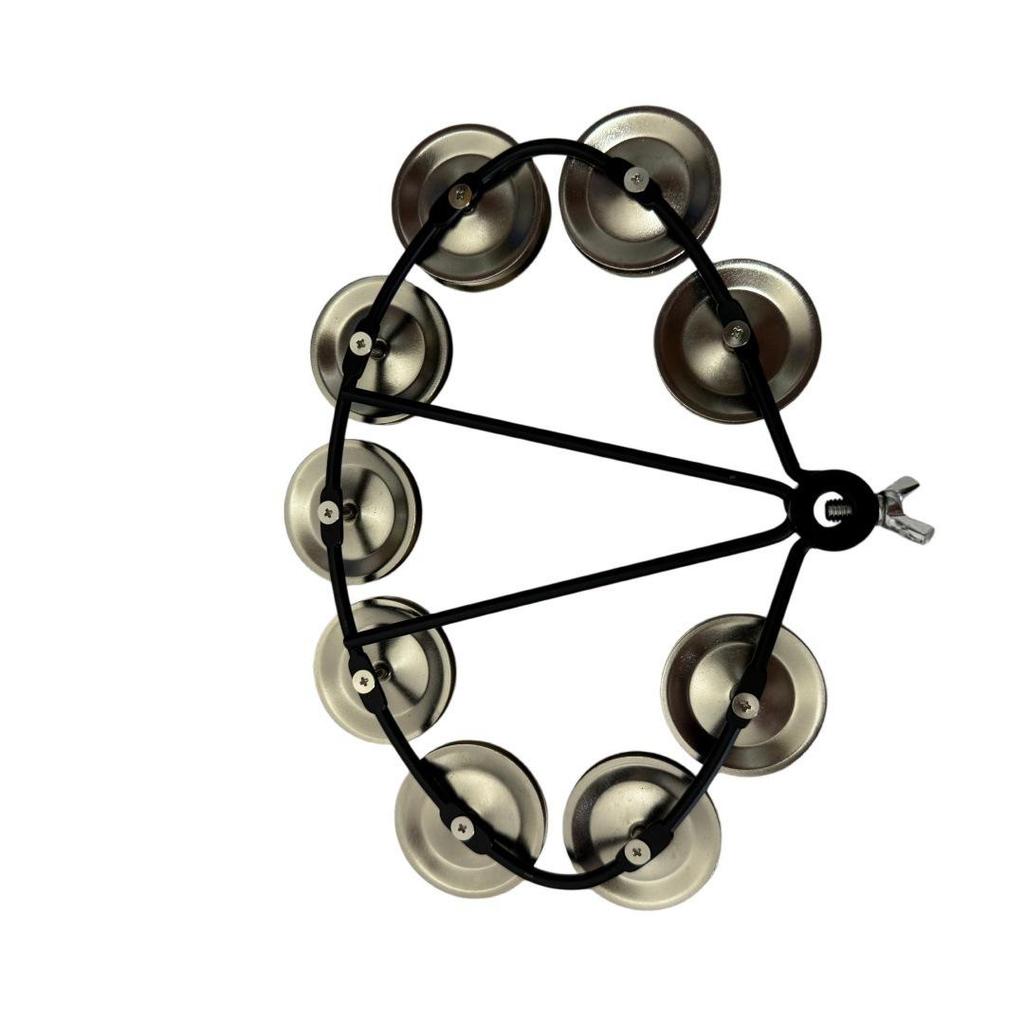 Drum Rack Steel Cymbal Shaker and Bell Ring Set