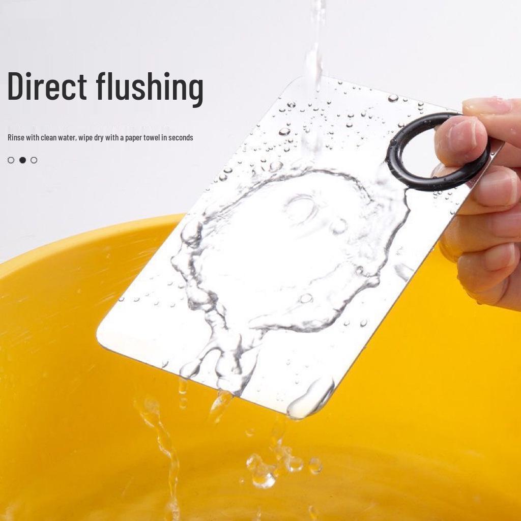 Stainless Steel Makeup Mixing Palette for Foundation and Lipstick