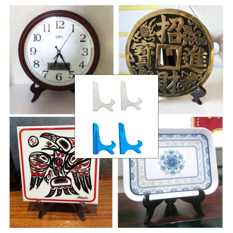 Silicone Plate Holder Casting Molds Table Storage Stand Easels Plate Mold Epoxy Resin Pictures Frame Display Stand Mold