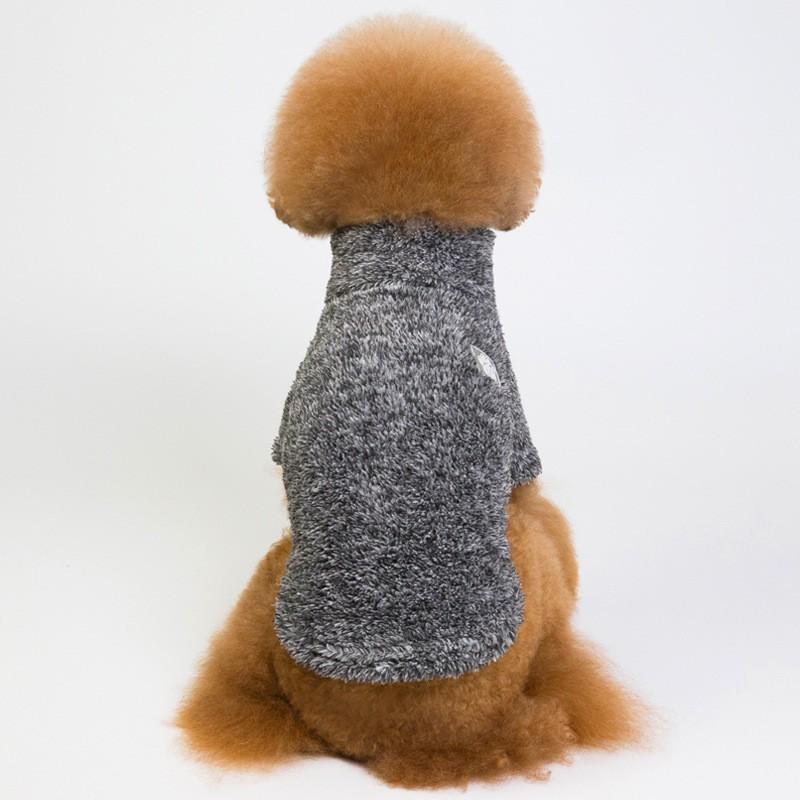 Warm Winter Dog Sweater High Neck Fleece Pet Coat Teddy Small Medium Large Dogs