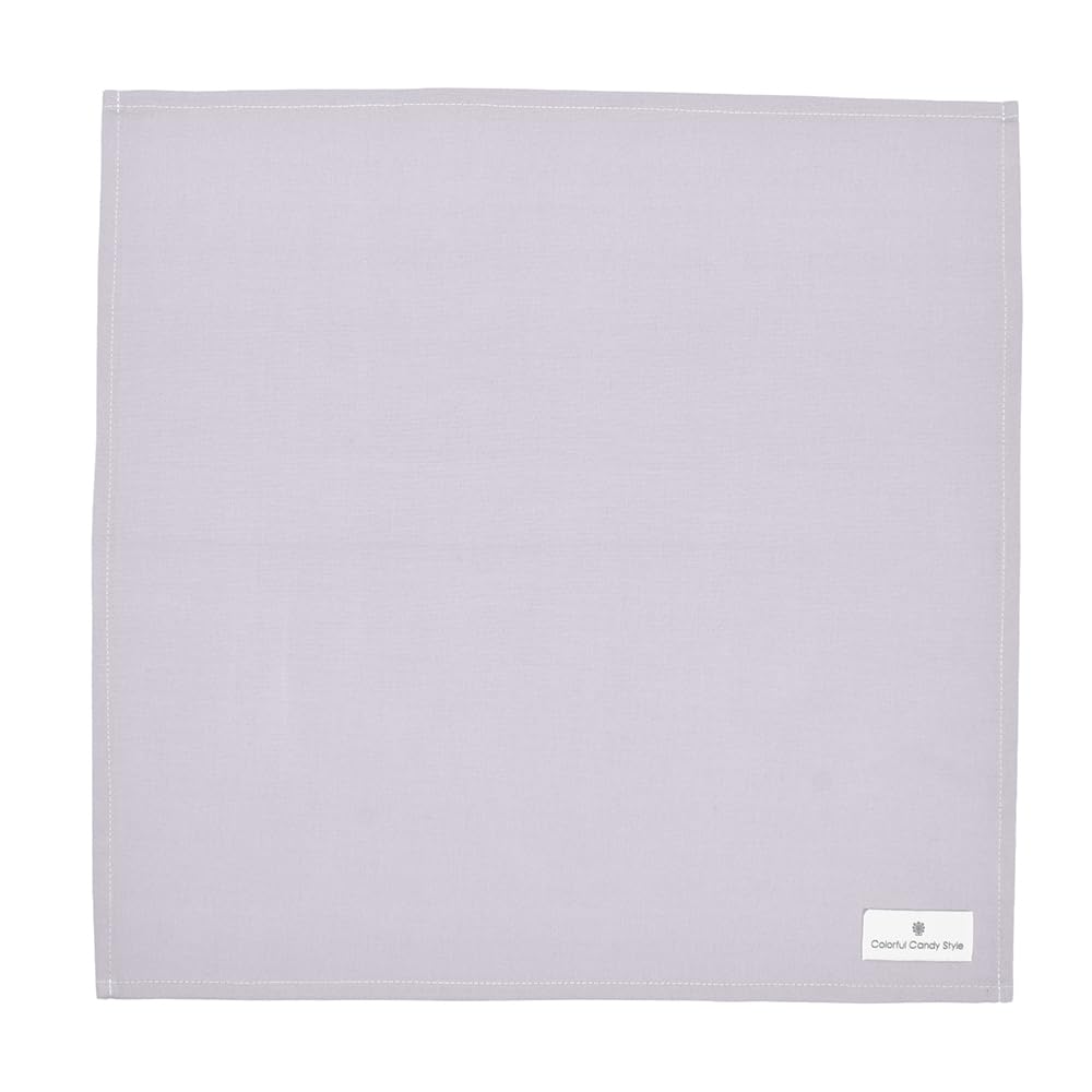 COLORFUL CANDY STYLE Lunch Lunch Napkin X Set of 2 Dull Lavender School Lunch Napkin Lunch Box Square Girls N3971400 cloth/School (45cm 45cm)