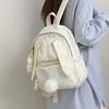 Women Polka Dot Nylon Backpack Casual Travel Daypack School Bag