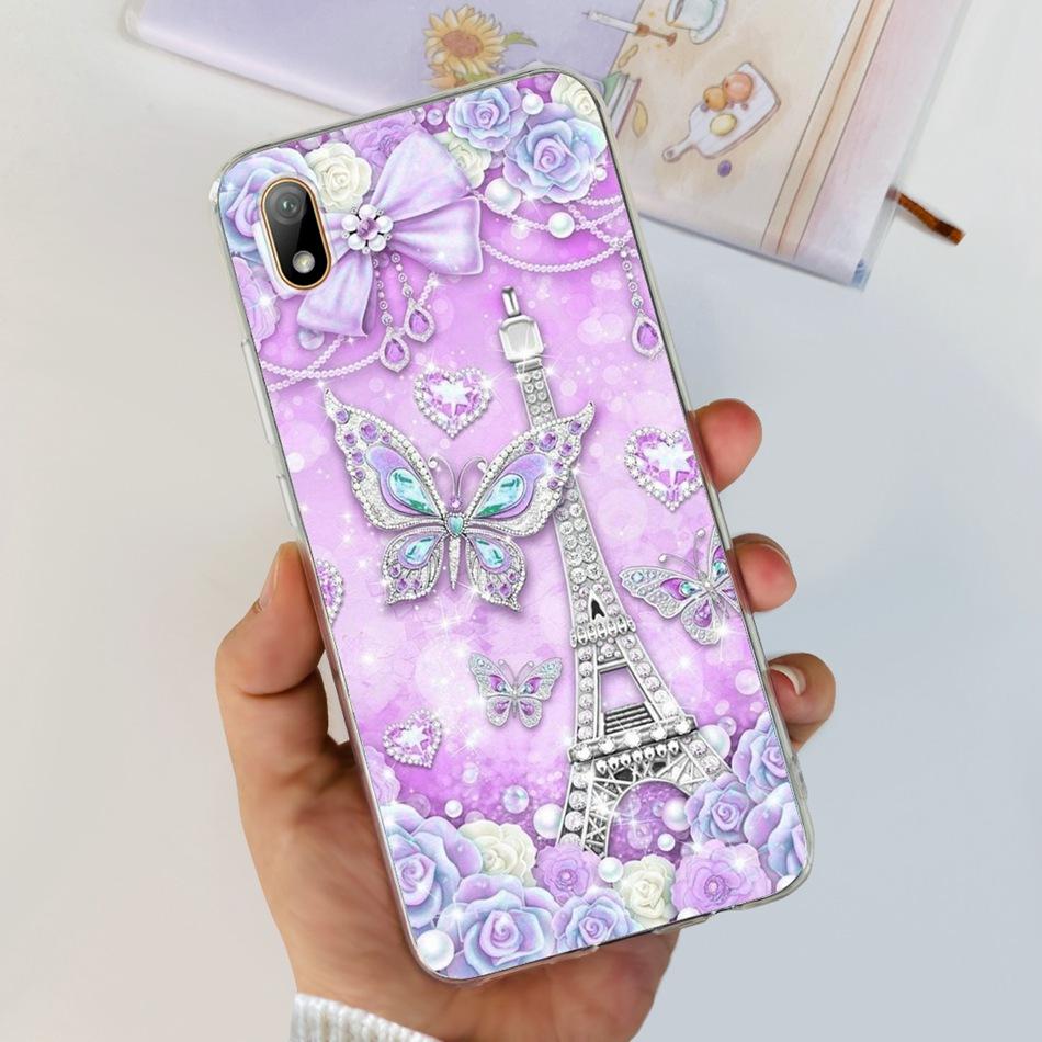 For Huawei Y5 2019 Phone Case Huawei Y5 (2019) AMN-LX9 LX1 LX2 LX3 Fashion Painted Soft Silicone TPU Slim Back Cover