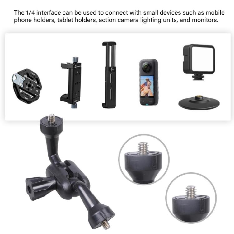 1/4 Male Threaded Rod 12cm Plastic Reinforced Design For Stable Camera Mounting On Tripods Monitors Photography Gear