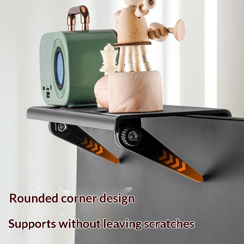 1Pcs Home Computer Monitor Screen Top Storage Rack Tv Screen Top Storage Shelf Tv Media Box Router Shelf Rack Home Organizer