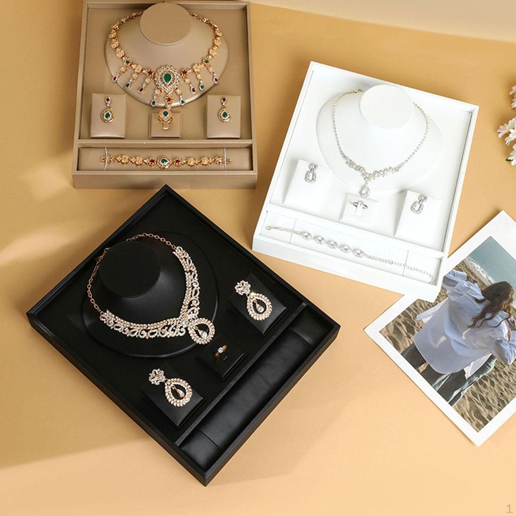 Jewelry Organizer Storage Tray Holder for Rings Bracelet Earrings Necklace Fashion Display