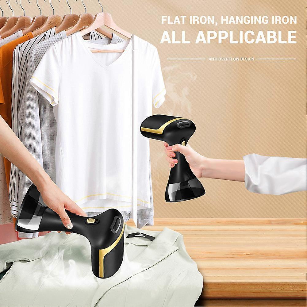 1500W Portable Garment Steamer 2-in-1 Wrinkle Remover Iron for Home Travel RV