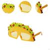 Okulary imprezowe Dekoracja Fiesta Rekwizyty do fotobudki Nowość Zabawne okulary Taco Meksykańskie okulary