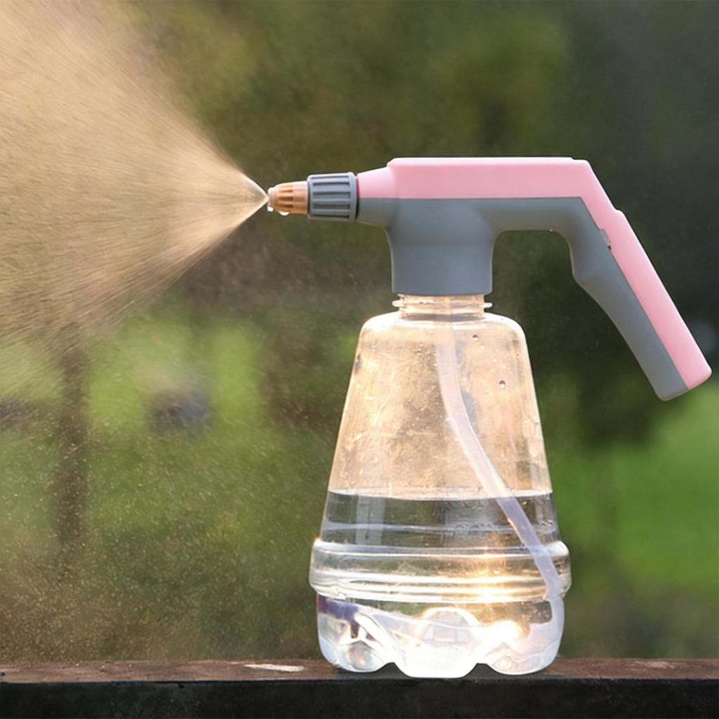 Elektrischer Sprüher 2000mA Wiederaufladbarer Handheld-Sprüher Düse Elektrischer Handheld-Nebelspender für Automobil Garten Garage Outdoor