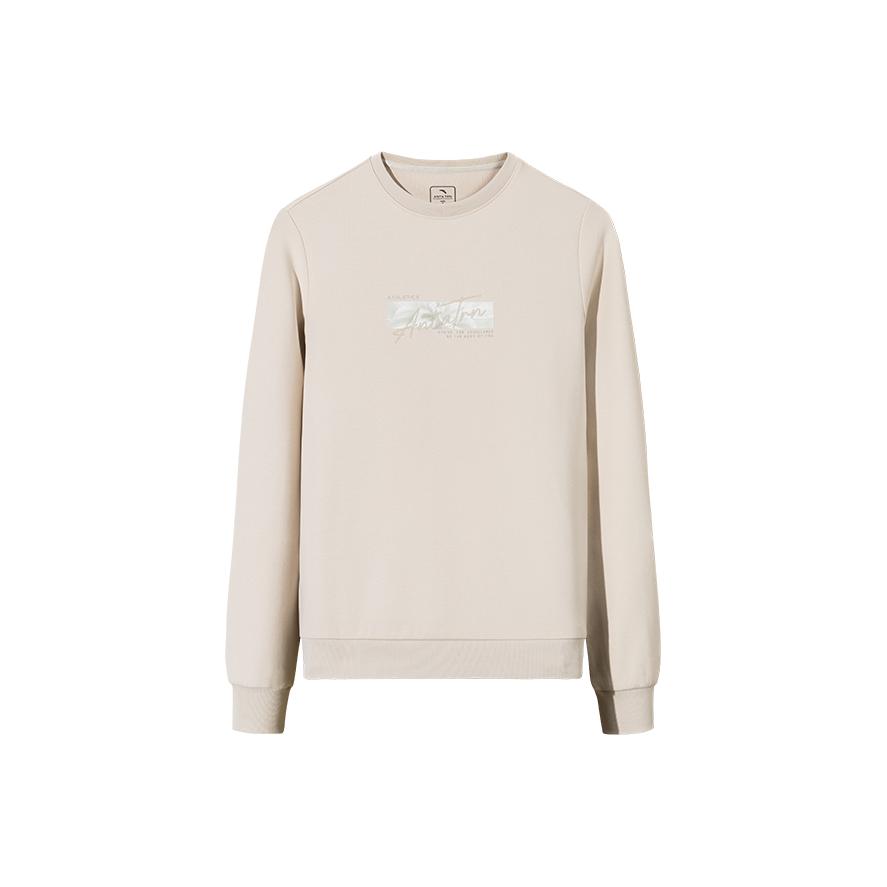 

Anta Серия тренировок Простой Модный Повседневный Удобный Свитшот-пуловер с круглым вырезом Женский Свитшот 162537713-5 M