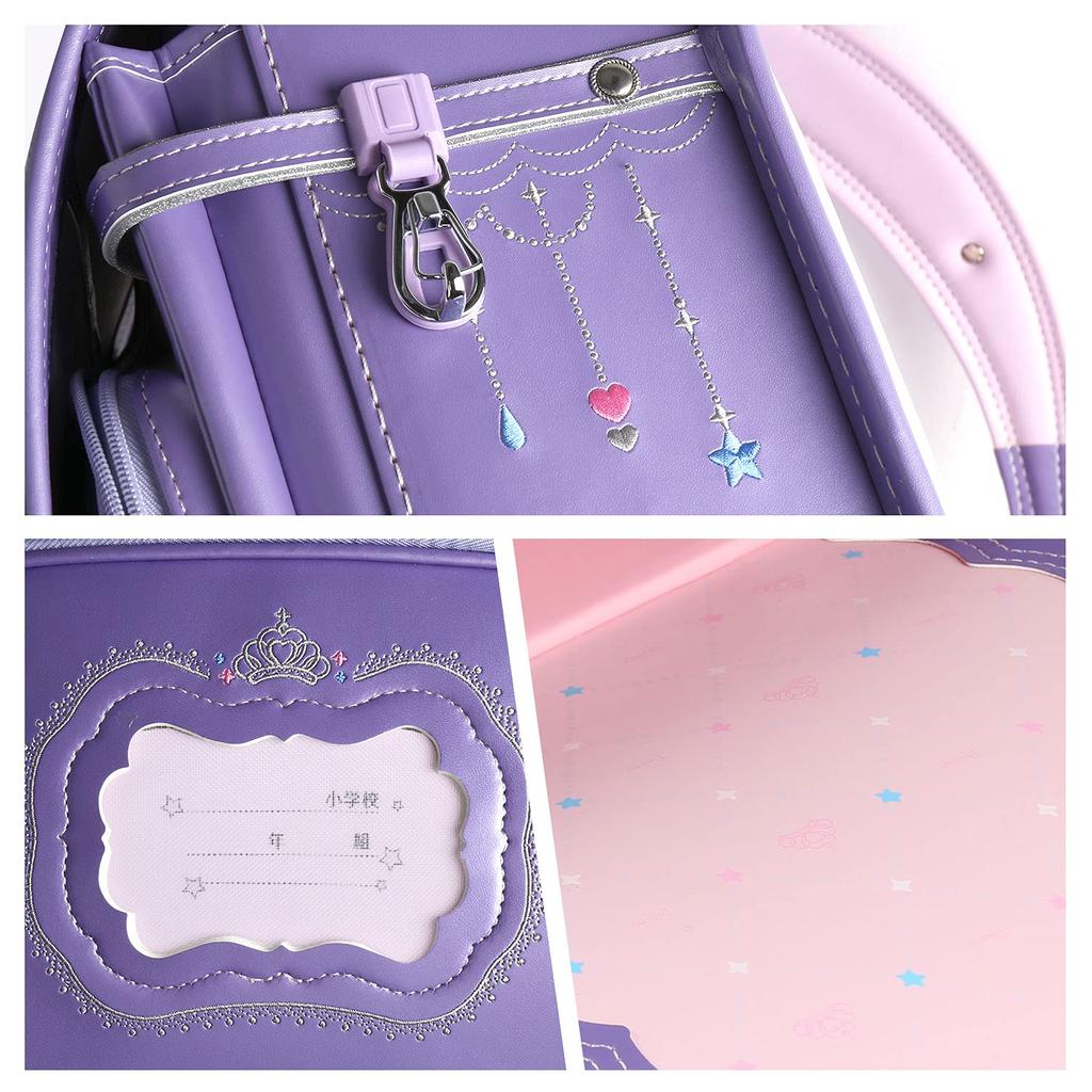 Latest Popular Cute School Bag for Luxurious Princess and Crown Pearl In 6 Colors [Coulomb] girls/Latest design/Shiny fabric/Sturdy hand-stitched/Gift