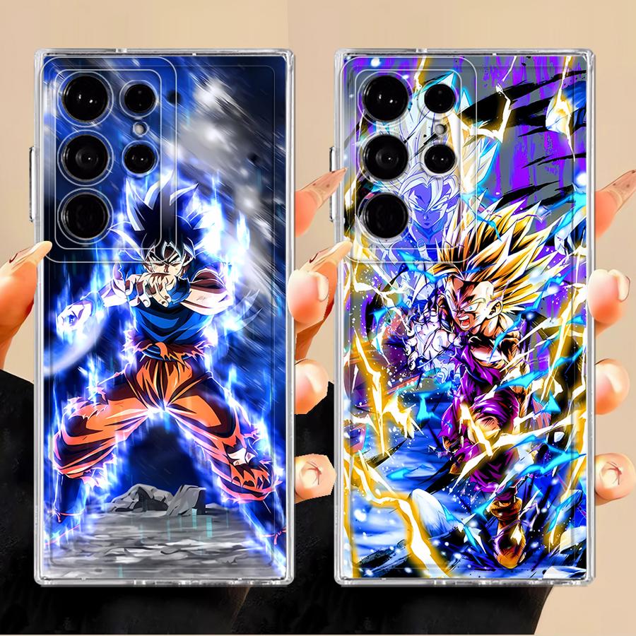 Phone Cover Case for Samsung Galaxy S25 Edge S26 S23 Ultra Note 20 Ultra 10 S20 Plus S21 S24 S22 FE Dragon Ball Cool Super