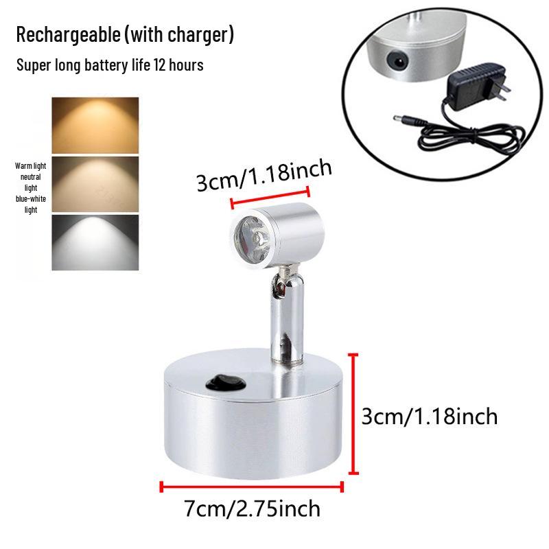 Wireless Jewelry Display Spotlight with Battery