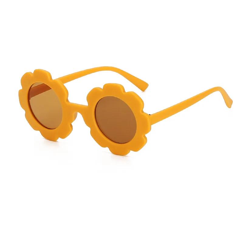 Premium Sun Flower Kids Sunglasses UV400 Protection for Boy Girls Toddler Lovely Baby Sun Glasses Round Cute Children Outdoor Eyewear