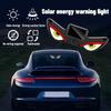 Suction Cup  Installation Solar Demon Eye Light Anti-Rear-End Light  Car Triangle Window