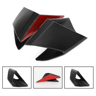 1 par Motorcykel Sidokåpa Vinglet Vinge Spoilers ABS För Honda CBR650R 19-21