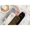 Winter half-length velour mid-calf women's socks coral velour socks casual colour-blocked thickened warm floor socks adult terry socks